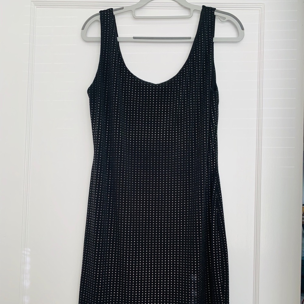 Rock & Republic Black Studded Dress, black, size M